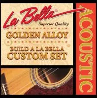 GW046 Golden Alloy Отдельная струна для акустической гитары, 046, бронза, La Bella