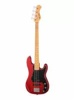 Бас-гитара, красная, Prodipe, JMFPJ90MAALDTRD