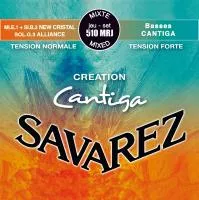 Creation Cantiga Комплект струн для классической гитары, смешанное натяж, посеребр, Savarez, 510MRJ
