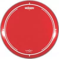 Target Series Red Пластик для бас-барабана 18", красный, Williams, WR2-7MIL-18