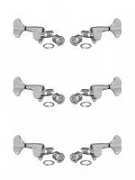 Колки для бас-гитары 3+3, хром, Gotoh, GB707-C-L3+R3