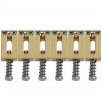 Комплект седел для бриджа, латунь, золото, Gotoh, S11-GG
