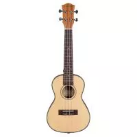Spruce Series Укулеле концертный леворукий, с чехлом, цвет натуральный, Cascha, HH-2151L