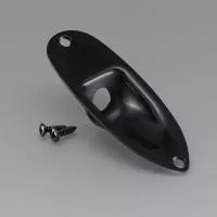 Накладка выходного разъема гитары, черная, Gotoh, JCS-1B