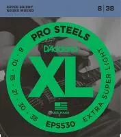 EPS530 XL PRO STEEL Струны для электро-гитары Extra-Super Light 8-38 D`Addario