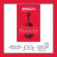 J814-4/4M-B10 Prelude Отдельная струна G/Соль для скрипок размером 4/4, ср. натяж, 10шт, D'Addario