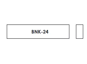 Заготовка верхнего порожка для гитары, кость, Hosco, BNK-24  рис.2 