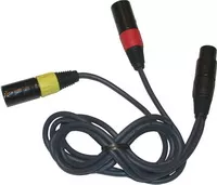 AC 20 Кабель микрофонный XLR-5F - 2 x XLR-3M, Sennheiser, 006595