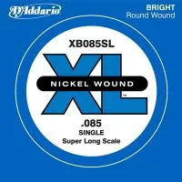 XB085SL Nickel Wound Отдельная струна для бас-гитары, никелированная, .085, Super Long, D'Addario