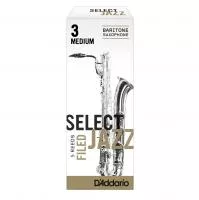 Select Jazz Filed Трости для саксофона баритон, размер 3, средние (Medium), 5шт, Rico, RSF05BSX3M