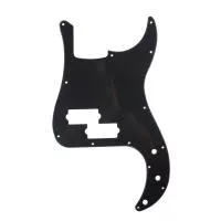 Пикгард для бас-гитары Precision Bass, 1 слой, черная, Musiclily, MX0359