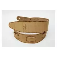 Leather 11 Ремень для гитары, кожаный, светлый орех, Fidel, FL66011L11