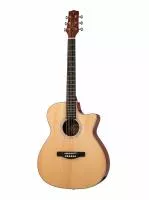 Акустическая гитара, с вырезом, цвет натуральный, Magna, M-85