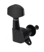 Колки для гитары 6л, черные, Metallor, J-02-BK-6L