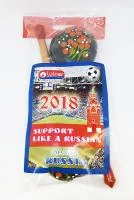 LHL6501-2018 Комплект деревянных ложек к чемпионату мира по футболу, Хохлома