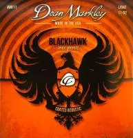 Blackhawk Pure Bronze Комплект струн для акустической гитары,с покрытием, 11-52, Dean Markley, DM8011