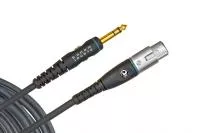 PW-GM-10 Custom Series Микрофонный кабель, XLR Female — 1/4дюйма (6.35мм), 3,05м, Planet Waves