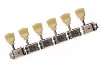 Колки для гитары 6л, локовые, никель, Gotoh, SD91-HAPM-SL-N-L6