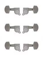 Колки для гитары 3+3, хром, Paxphil, J-01-3+3-CR