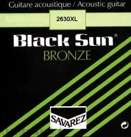 2630XL Black Sun Комплект струн для акустической 12-струнной гитары, Savarez