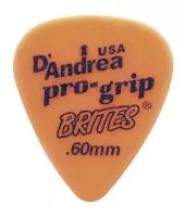 RPGB351-060TM ProGrip Brites Медиаторы, дерлин, 60шт, 0.60мм, D'Andrea