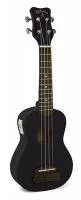 KT-STBK Kohala TIKI Укулеле сопрано, черный, с тюнером, Hohner