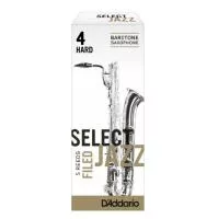Select Jazz Filed Трости для саксофона баритон, размер 4, жесткие (Hard), 5шт, Rico, RSF05BSX4H