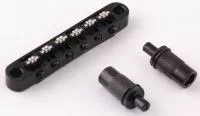 Бридж Tune-O-Matic, черный, Metallor, BM-005-BK