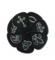 CP23MDBLK Chtistian Коробка медиаторов, черные 144штуки D'andrea