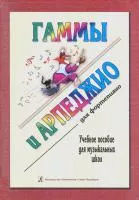 Гаммы и арпеджио для фортепиано. Учебное пособие для ДМШ, издательство "Композитор", 978-5-7379-0166-0
