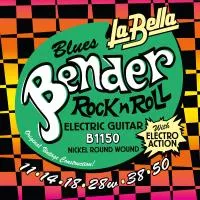 The Bender Blues Комплект струн для электрогитары, никелированные, 11-50, La Bella, B1150
