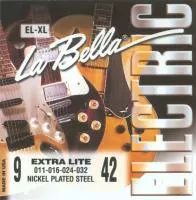 EL-XL Комплект струн для электро-гитары 009-042 La Bella