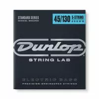 Комплект струн для 5-струнной бас-гитары, никелированные, Medium, 45-130, Dunlop, DBN45130