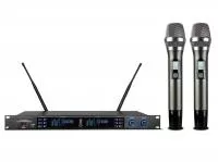 Беспроводная микрофонная система, 2 ручных передатчика, LAudio, LS-213-2M