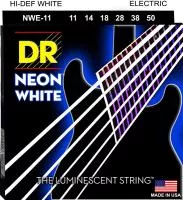 NWE-11 Neon White Комплект струн для электрогитары, 11-50, DR