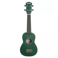 Linden Series Укулеле сопрано, с чехлом, зеленый, Cascha, HH-3963
