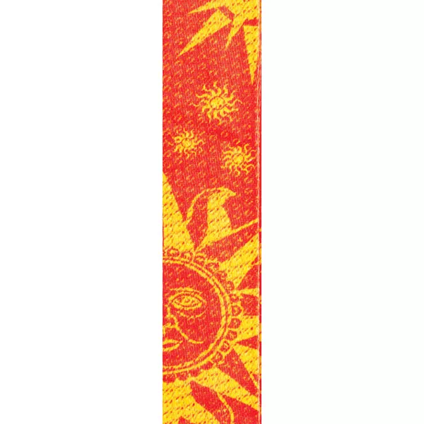 50H12 Sublimation Printed Гитарный ремень, полиэстер, рисунок «Солнце», Planet Waves
