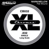 CB032 Chromes Bass Отдельная струна для бас-гитары, 032, D'Addario