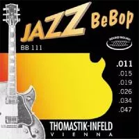 BB111 Jazz BeBob Комплект струн для акустической гитары, Еxtra Light, сталь/никель, 11-47, Thomastik