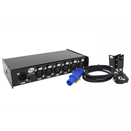 [SL-SDX6C] Сплиттер DMX512 1вход-6выходов, ТМ Siberian Lighting, splitDMX-X6C/3PIN  рис.2 