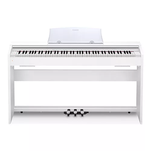 Privia Цифровое пианино со стойкой и педалями, белое, Casio, PX-770WE  рис.2 