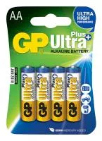 GP15AUP-2CR4 Ultra Plus Ultra Plus Элемент питания АА алкалиновый, 4шт, GP
