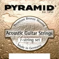 Phosphor Bronze Комплект струн для 7-струнной акустической гитары, 11-60, Pyramid, 331100