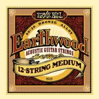 2012 Earthwood Комплект струн для 12-струнной акустической гитары, бронза, 11-52, Ernie Ball