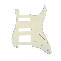 Пикгард для гитары Fender Stratocaster HSS, 3 слоя, кремовая, Musiclily, MX1382CM