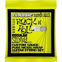 2251 Pure Nickel Комплект cтрун для электрогитары, никель, 10-46, Ernie Ball