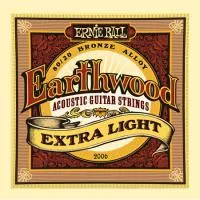 2006 Earthwood Комплект струн для акустической гитары, бронза, 10-50, Ernie Ball