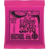 2623 7-String Super Slinkу Комплект cтрун для 7-струнной электрогитары, никель, 9-52, Ernie Ball