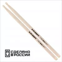 Metal Барабанные палочки, граб, деревянный наконечник, Kaledin Drumsticks, 7KLHBML