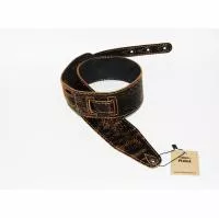 Leather 21 Ремень для гитары, кожаный, гремучник, Fidel, FL60003L21